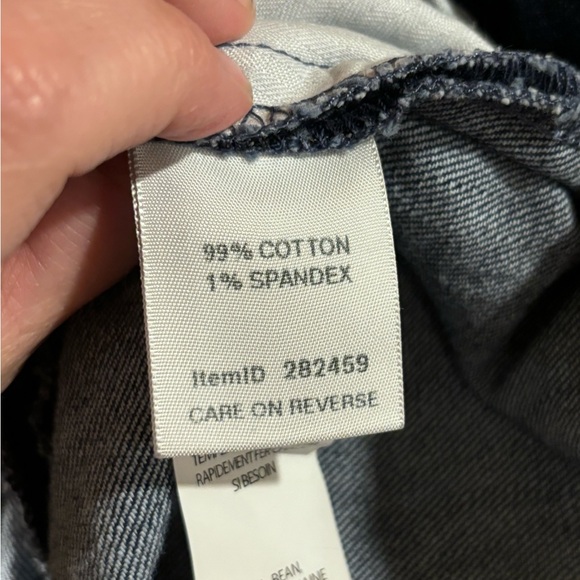 LL Bean Classic Denim Skirt - Picture 4 of 9